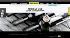Desktop Screenshot of loisium-vinothek.at